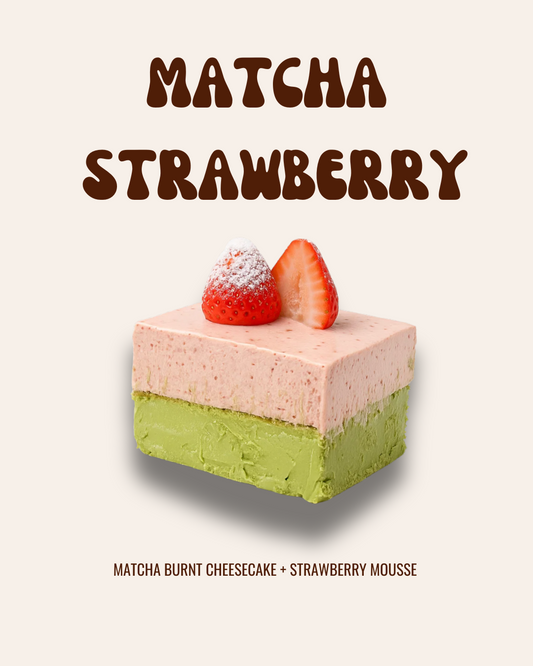 Matcha Strawberry (Burnt Cheesecake Series)